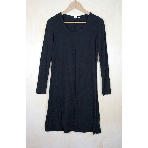 GAP U-Neck Swing Dress in Black - Picture 4 of 6